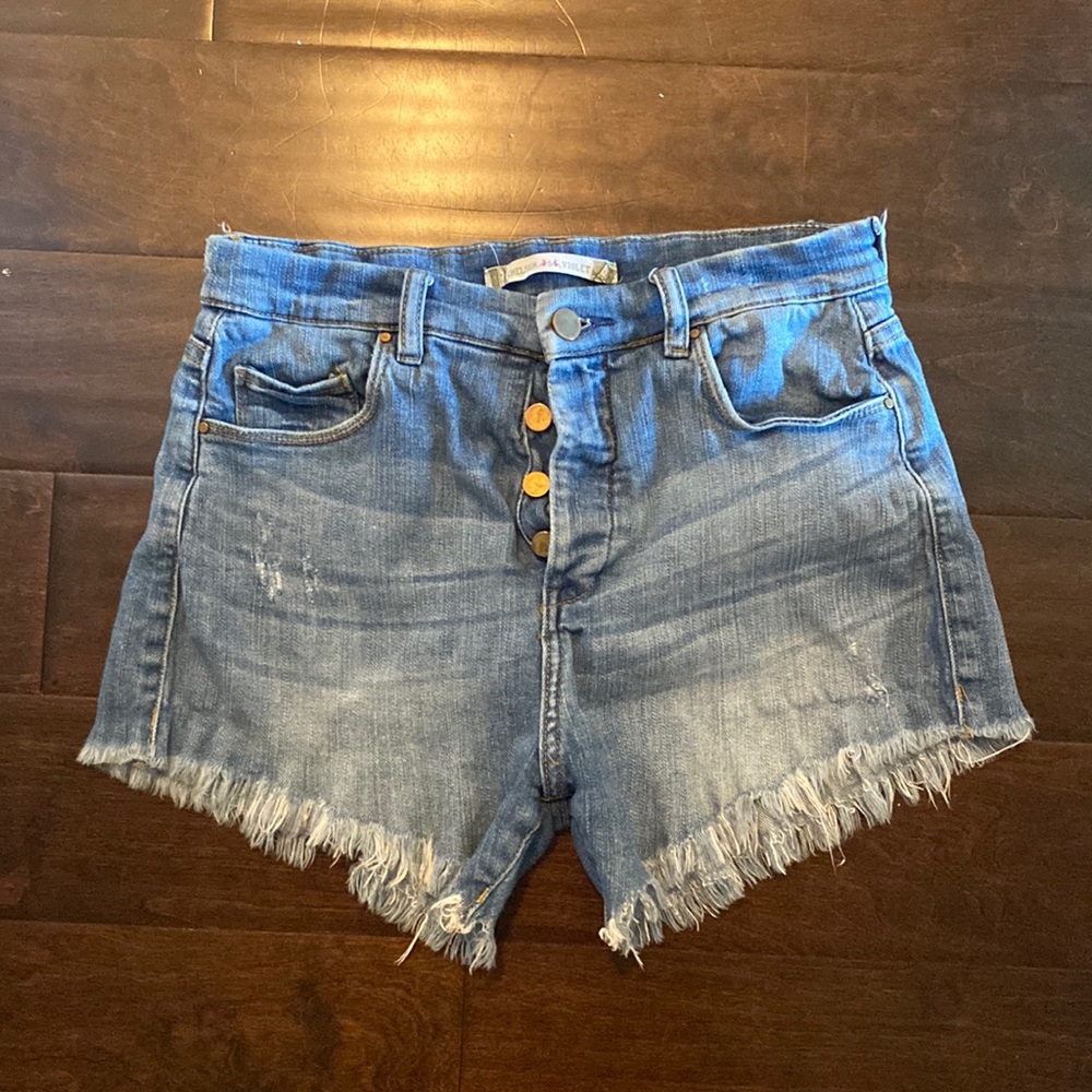Chelsea Violet blue Jean shorts